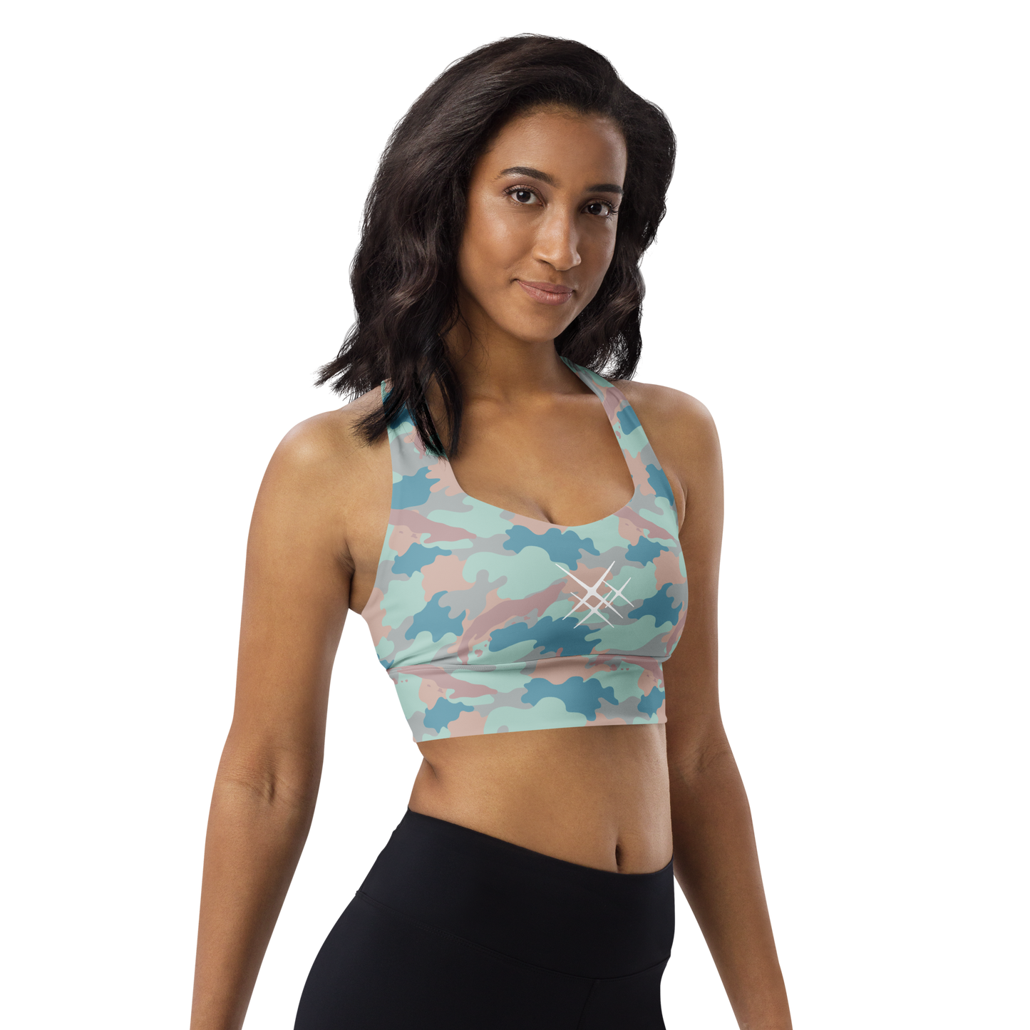 Longline sports bra