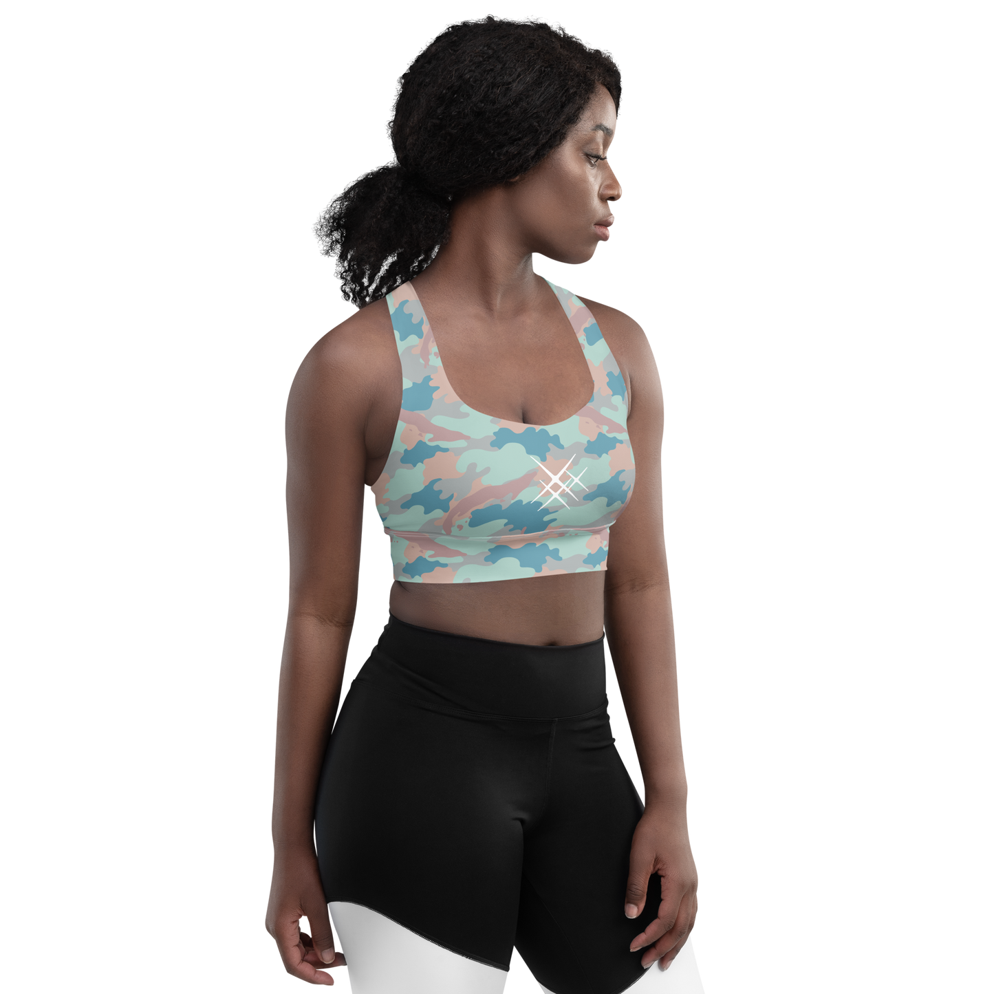 Longline sports bra