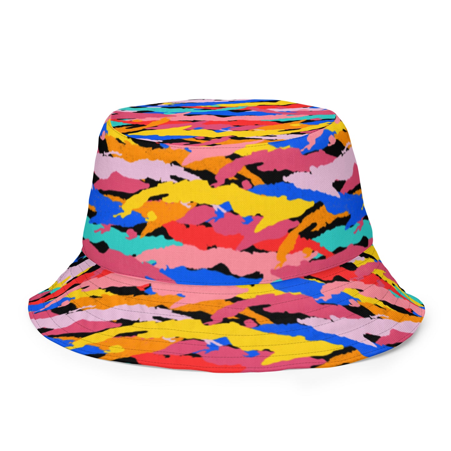 Camo-Flash Reversible bucket hat