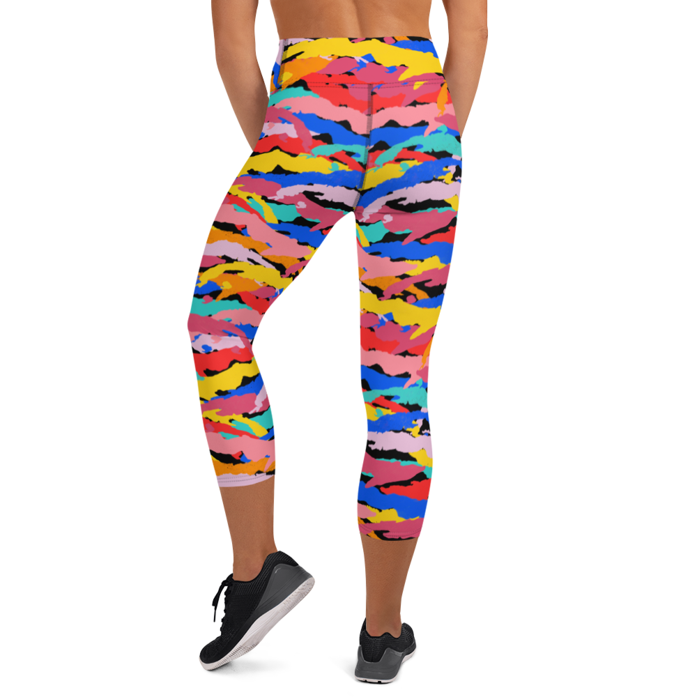 Camo Yoga Capri Leggings | Yoga Capri Leggings | New Cubans