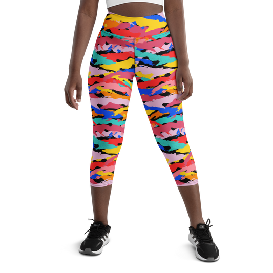 Camo Yoga Capri Leggings | Yoga Capri Leggings | New Cubans