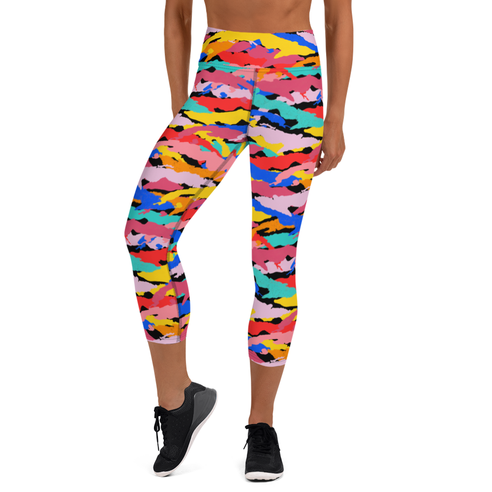 Camo Yoga Capri Leggings | Yoga Capri Leggings | New Cubans