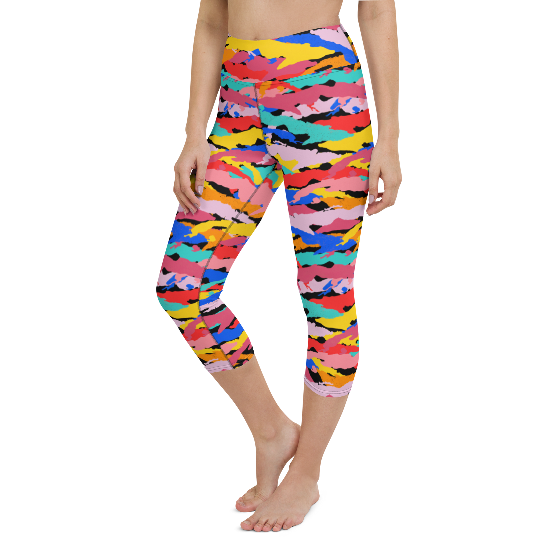 Camo Yoga Capri Leggings | Yoga Capri Leggings | New Cubans