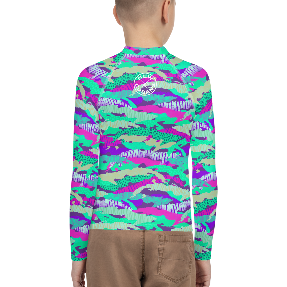 Camo-Flash Youth Rash Guard