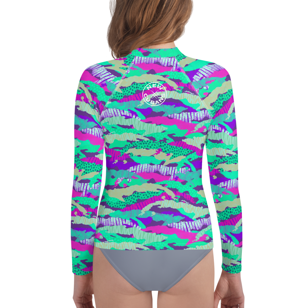 Camo-Flash Youth Rash Guard