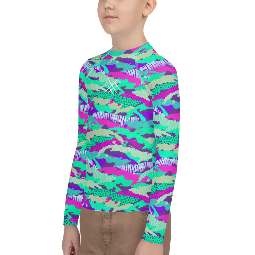 Camo-Flash Youth Rash Guard