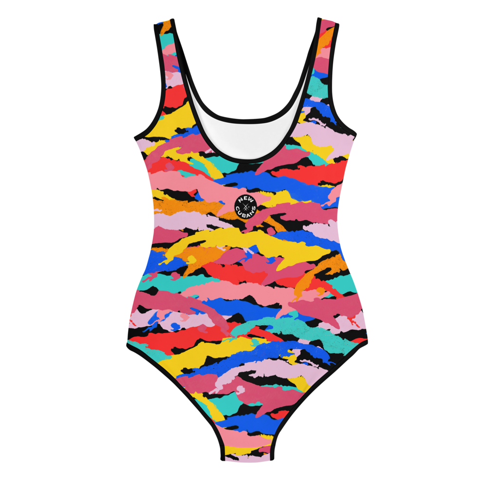 Camo-Flash Youth Swimsuit