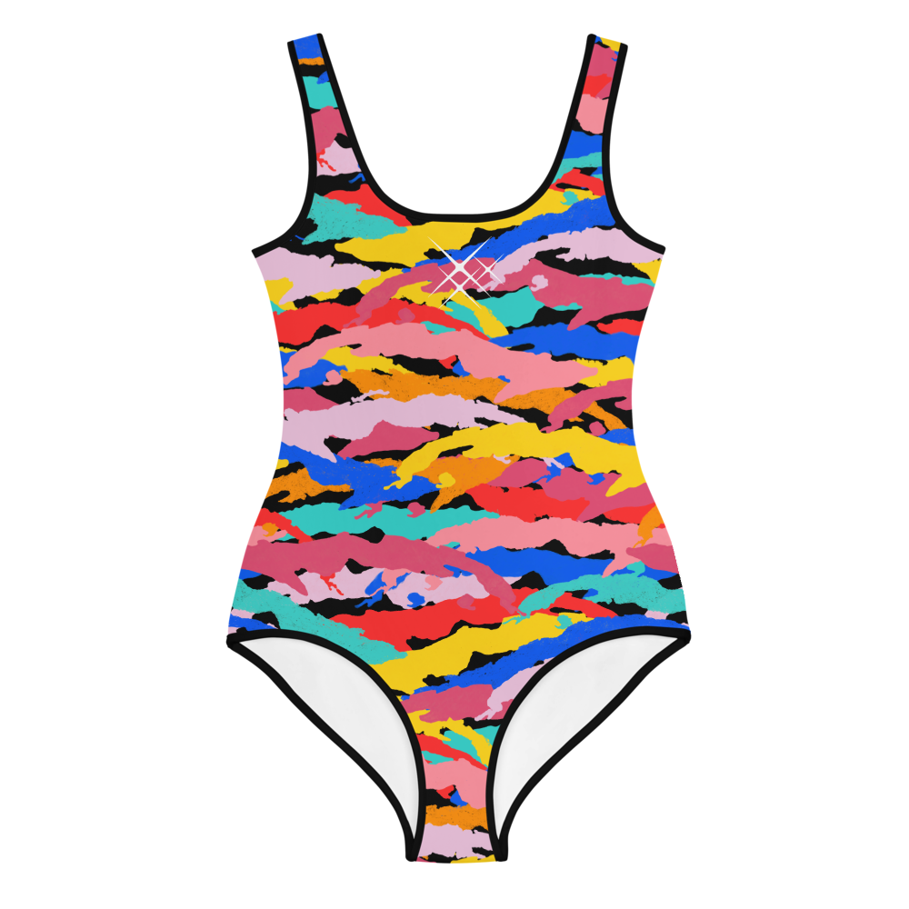 Camo-Flash Youth Swimsuit