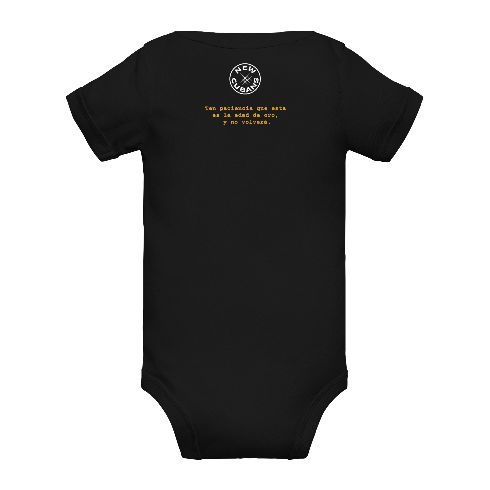 Toddler Short Sleeve Onesie | Baby Short Sleeve Snapsuit | New Cubans