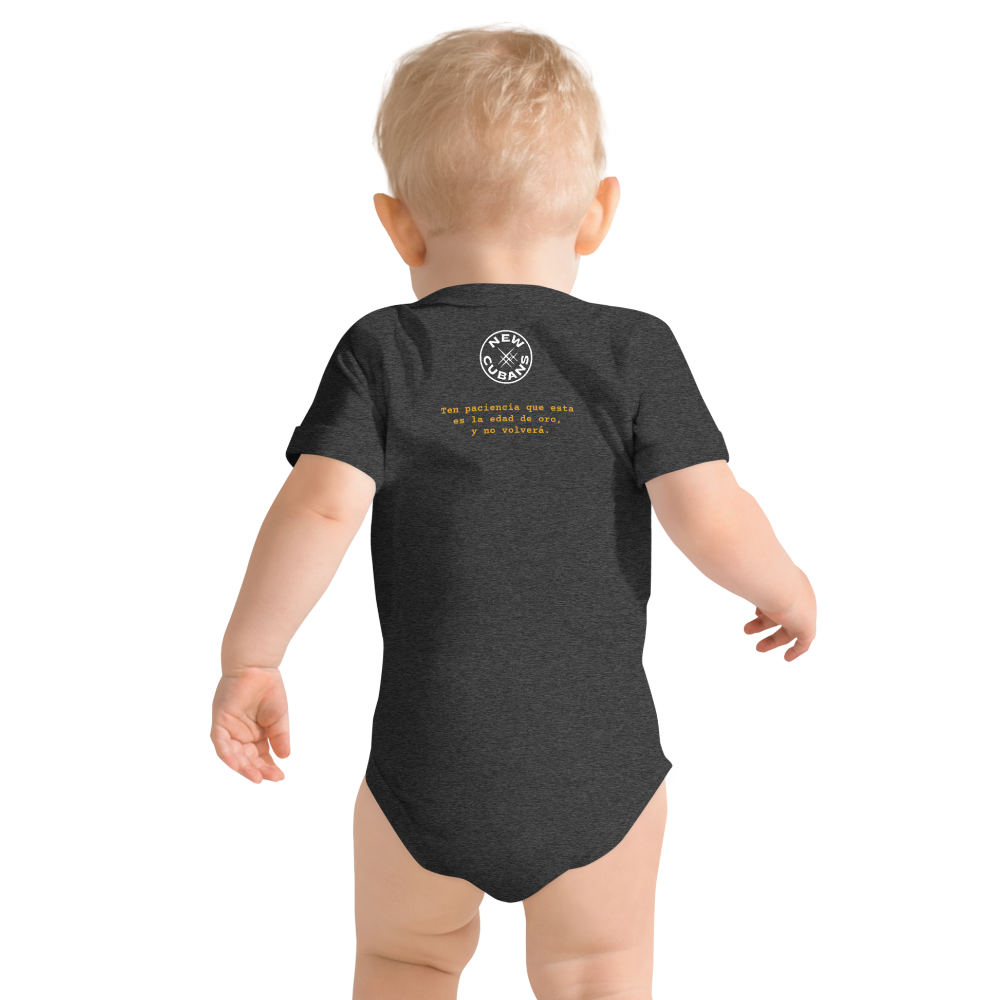 Toddler Short Sleeve Onesie | Baby Short Sleeve Snapsuit | New Cubans