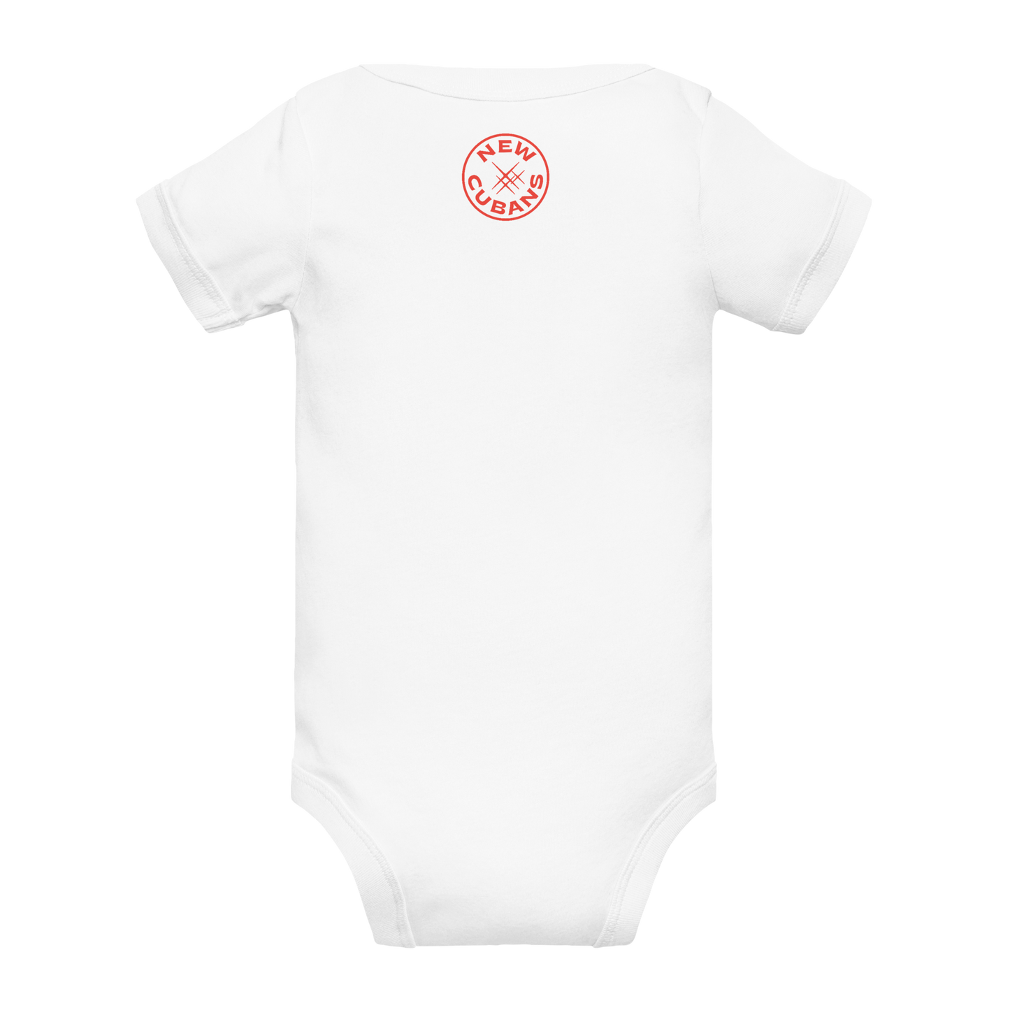 Baby Short Sleeve Bodysuit | Baby Short Sleeve Snap Suit | New Cubans