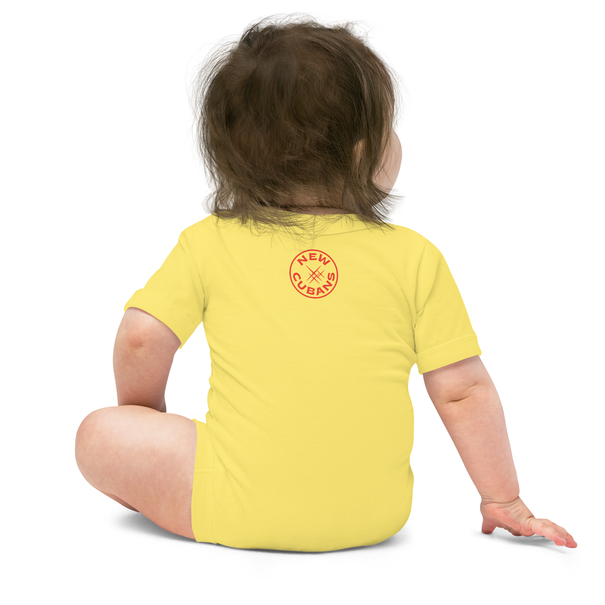 Baby Short Sleeve Bodysuit | Baby Short Sleeve Snap Suit | New Cubans