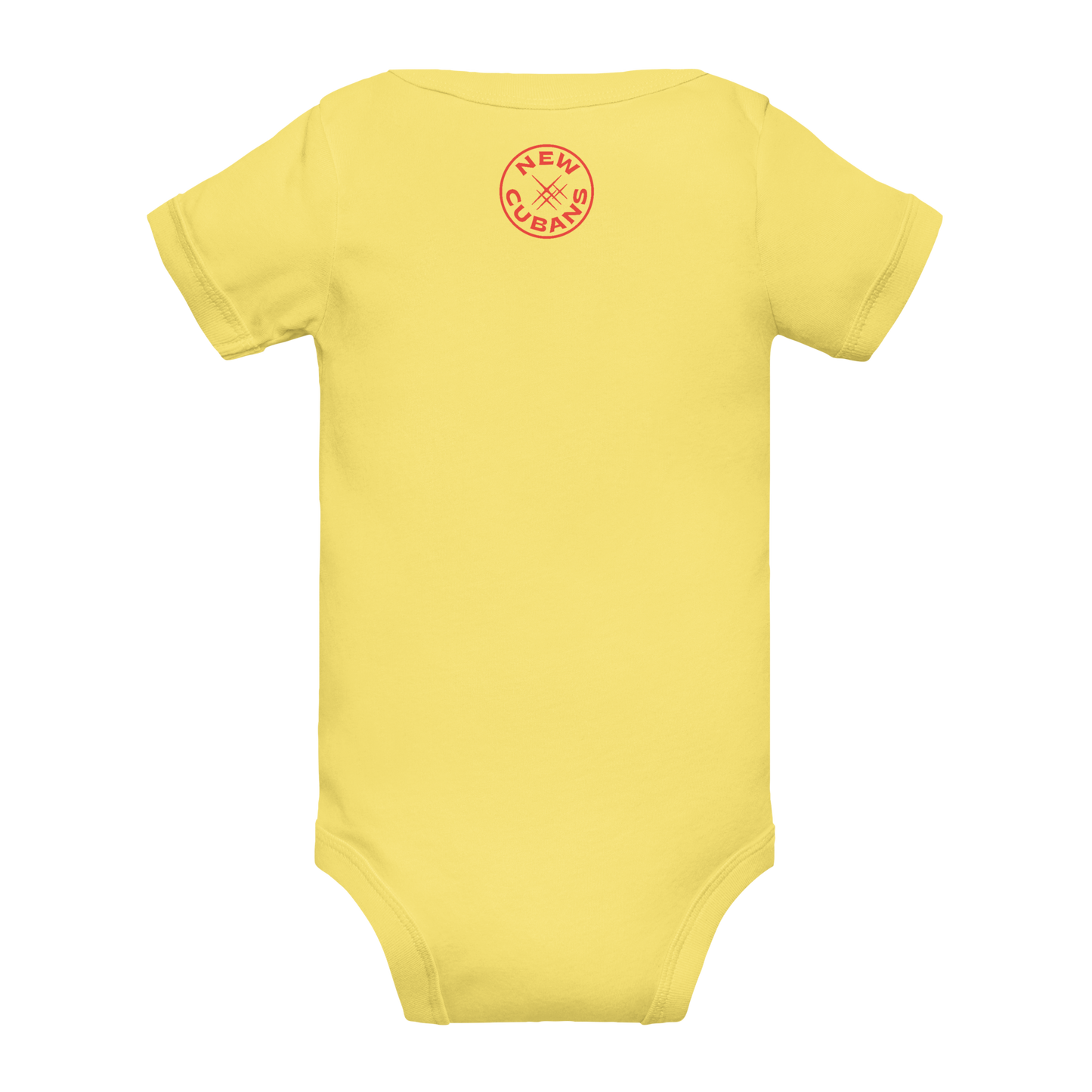 Baby Short Sleeve Bodysuit | Baby Short Sleeve Snap Suit | New Cubans