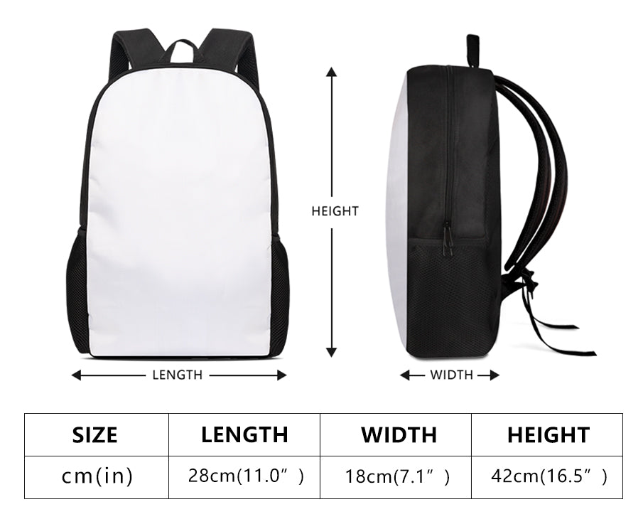 Kid's Black Chain Backpack