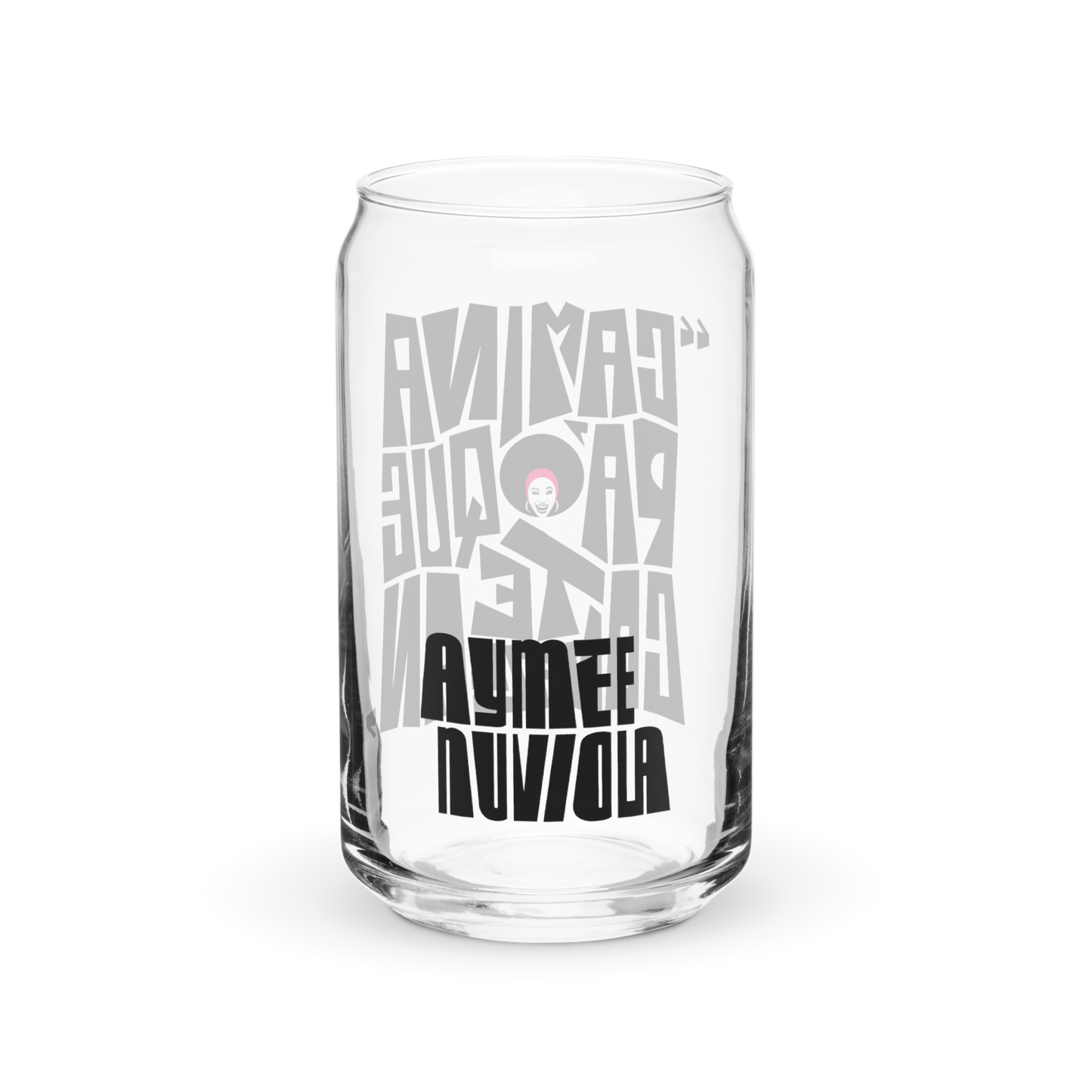 Aymee Can-shaped glass