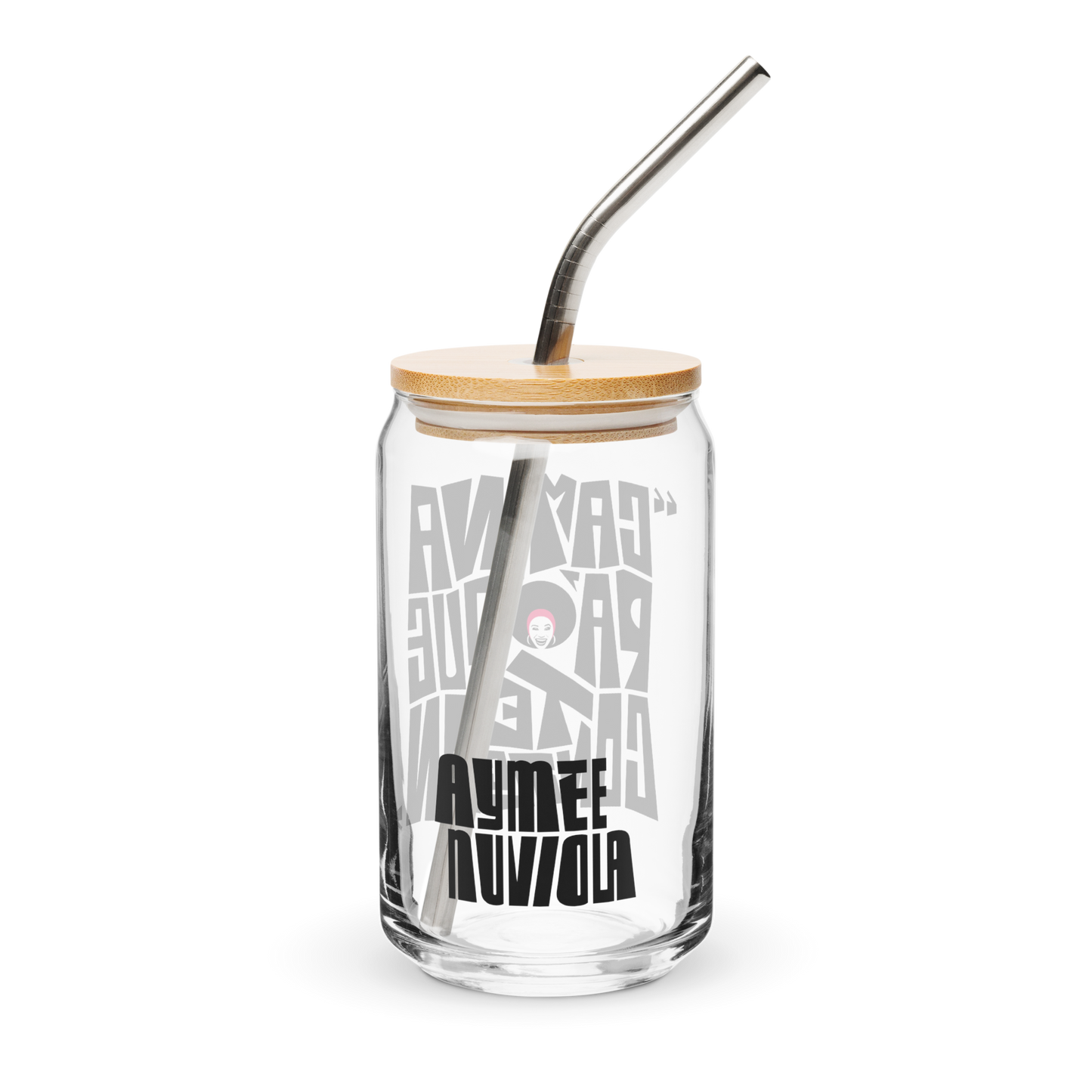 Aymee Can-shaped glass