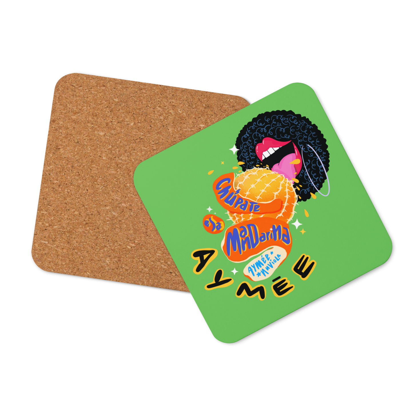 Aymee Frases 03 Cork-back coaster