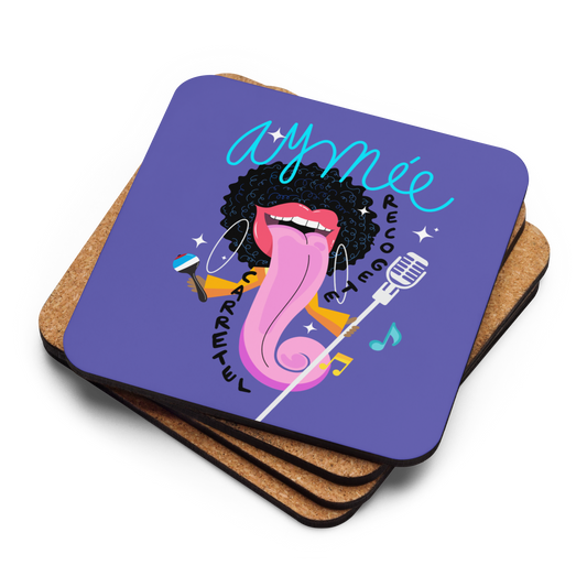 Aymeee Frases 01 Cork-back coaster