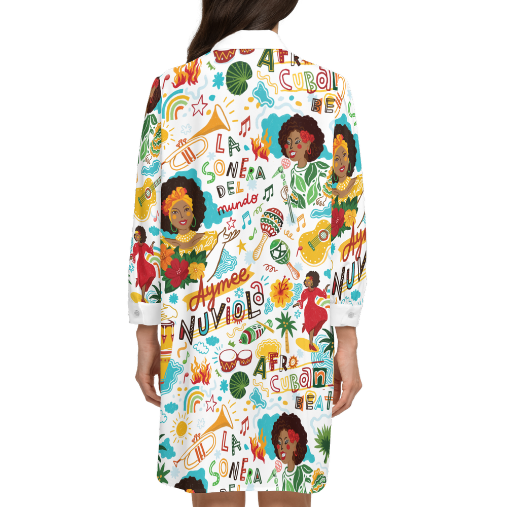 Aymee Women's High-Low Long-Sleeve Hem Shirt-Wrinkle-Free Silky-like Elegance