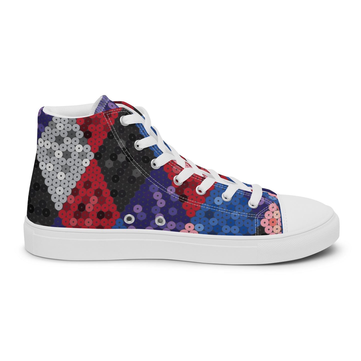 Men’s high top canvas shoes