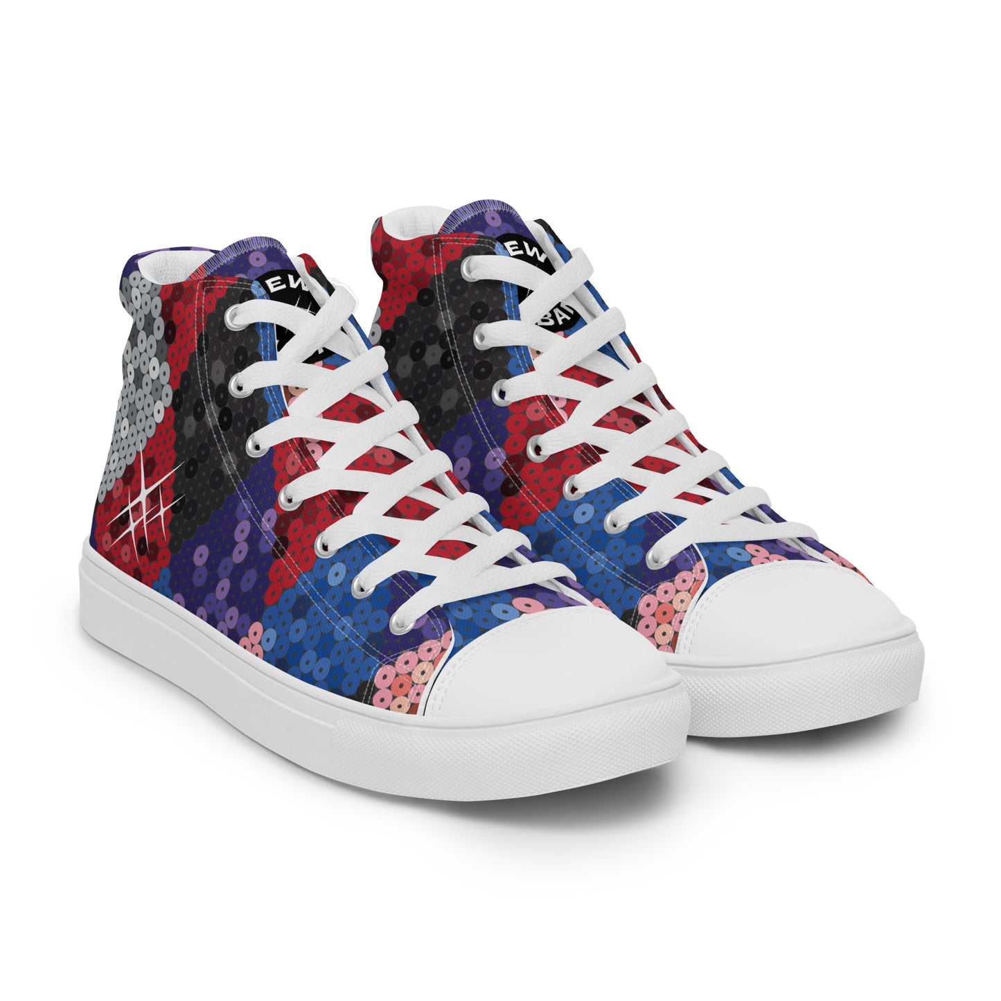 Men’s high top canvas shoes