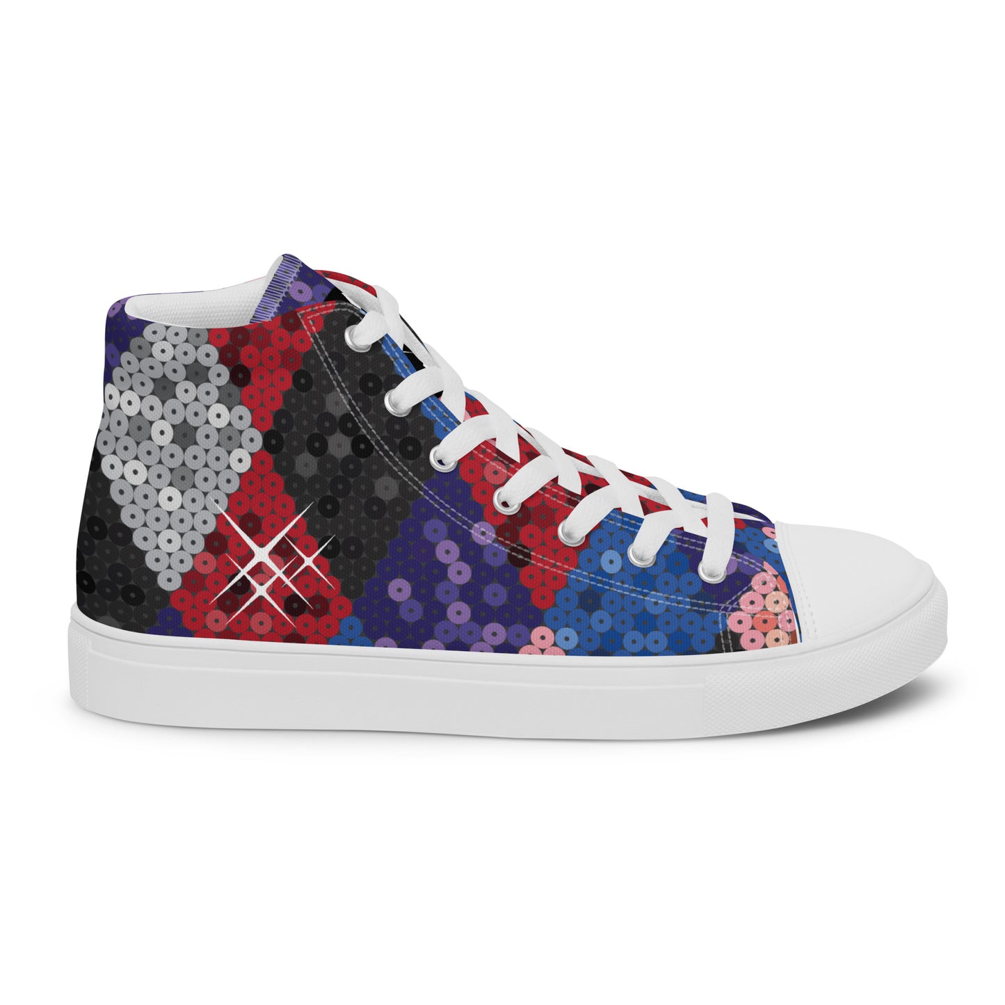 Men’s high top canvas shoes