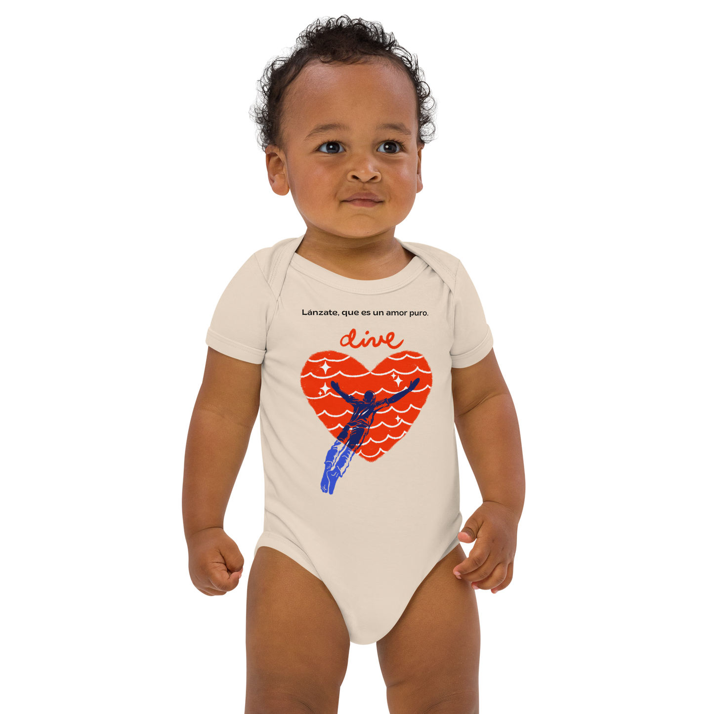 Organic cotton baby bodysuit