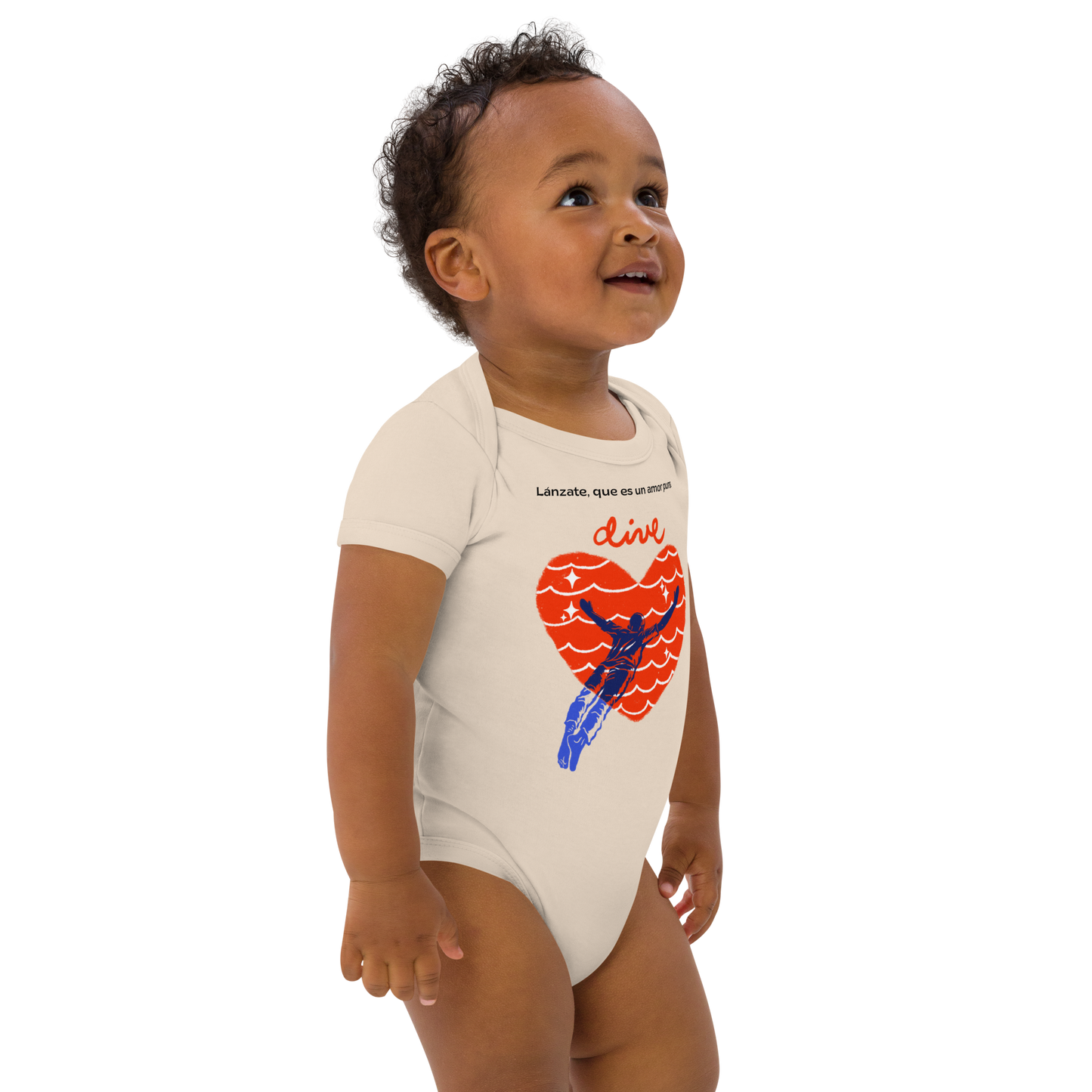 Organic cotton baby bodysuit