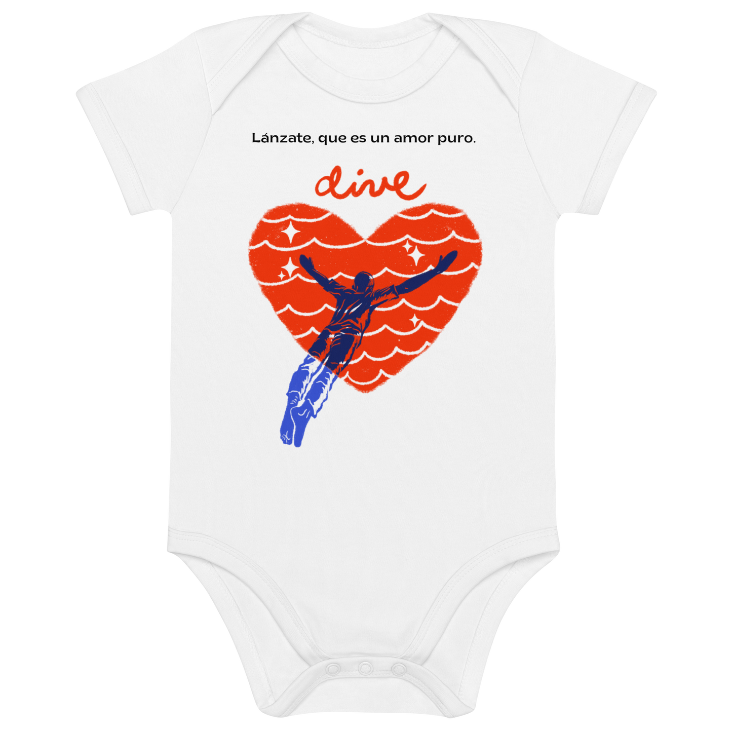 Organic cotton baby bodysuit