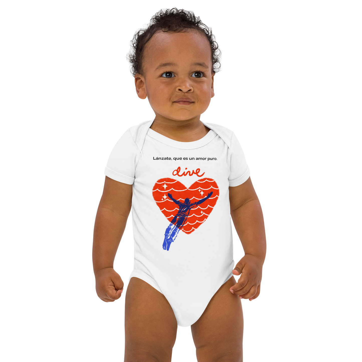 Organic cotton baby bodysuit