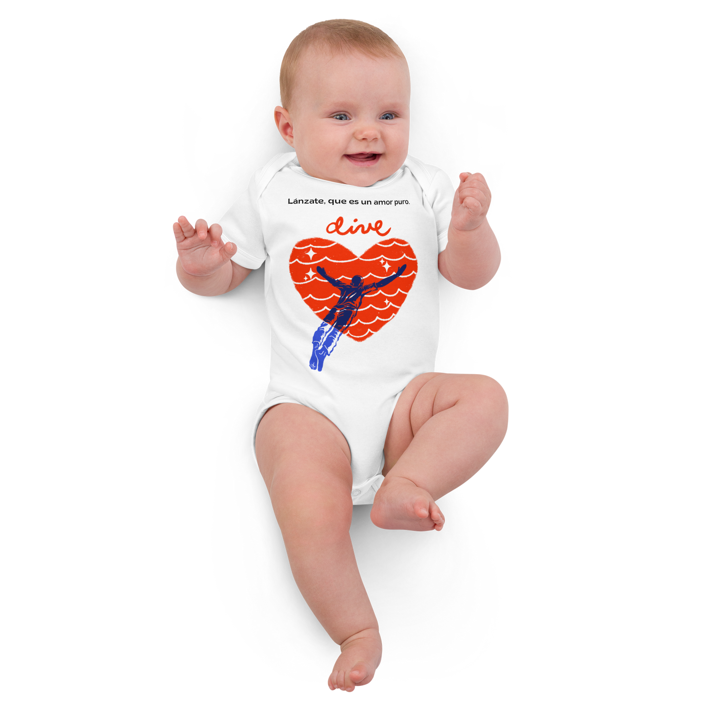 Organic cotton baby bodysuit