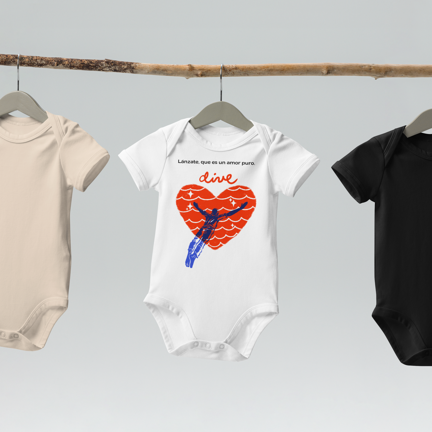 Organic cotton baby bodysuit