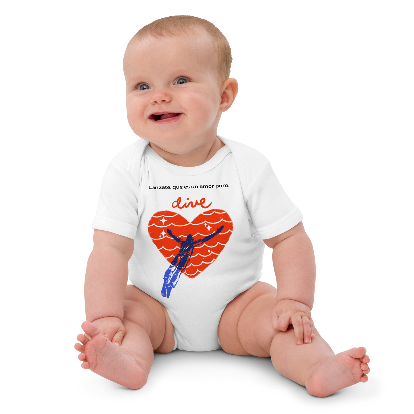 Organic cotton baby bodysuit