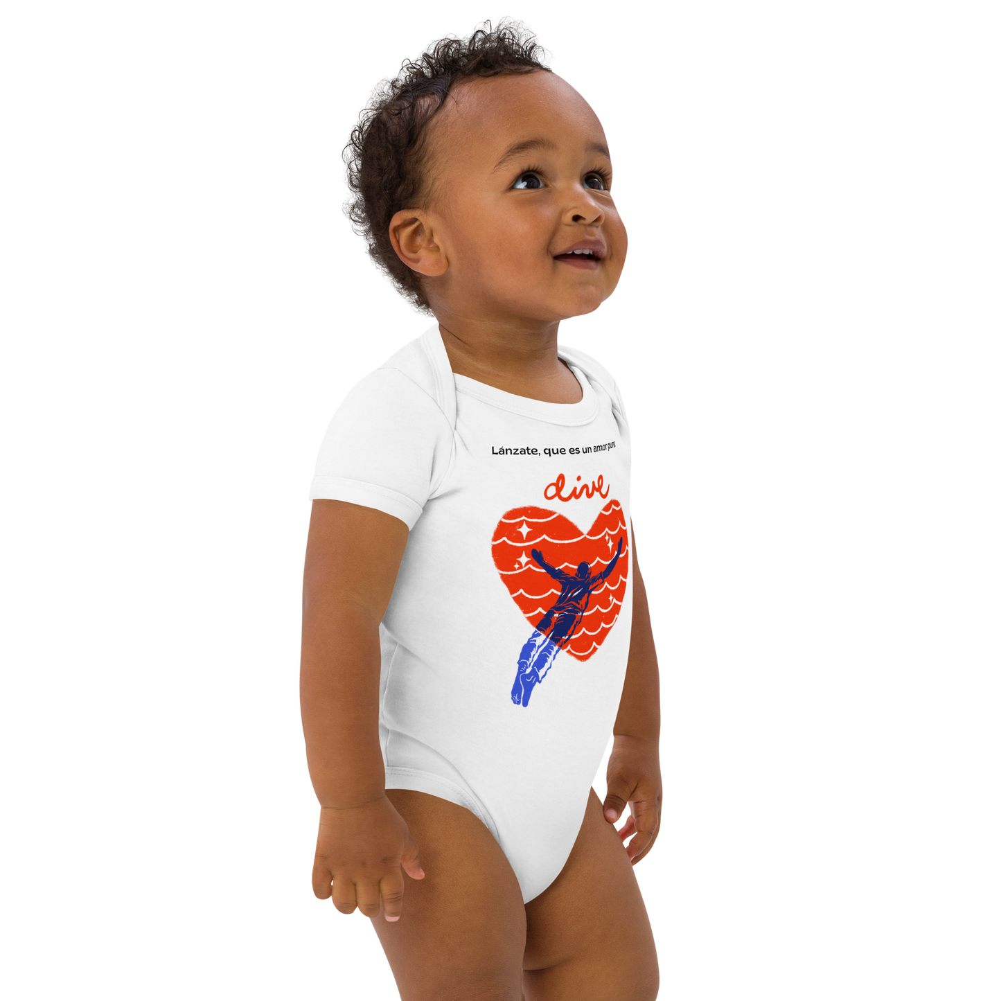 Organic cotton baby bodysuit