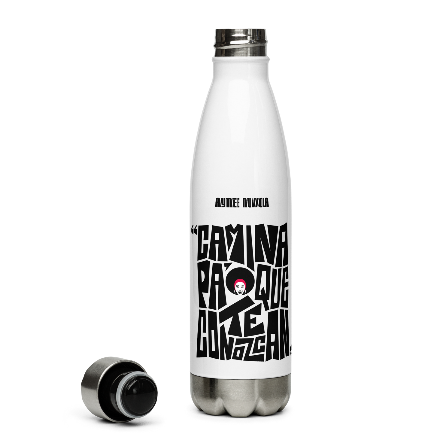 Aymee Quote 01 Camina Stainless steel water bottle