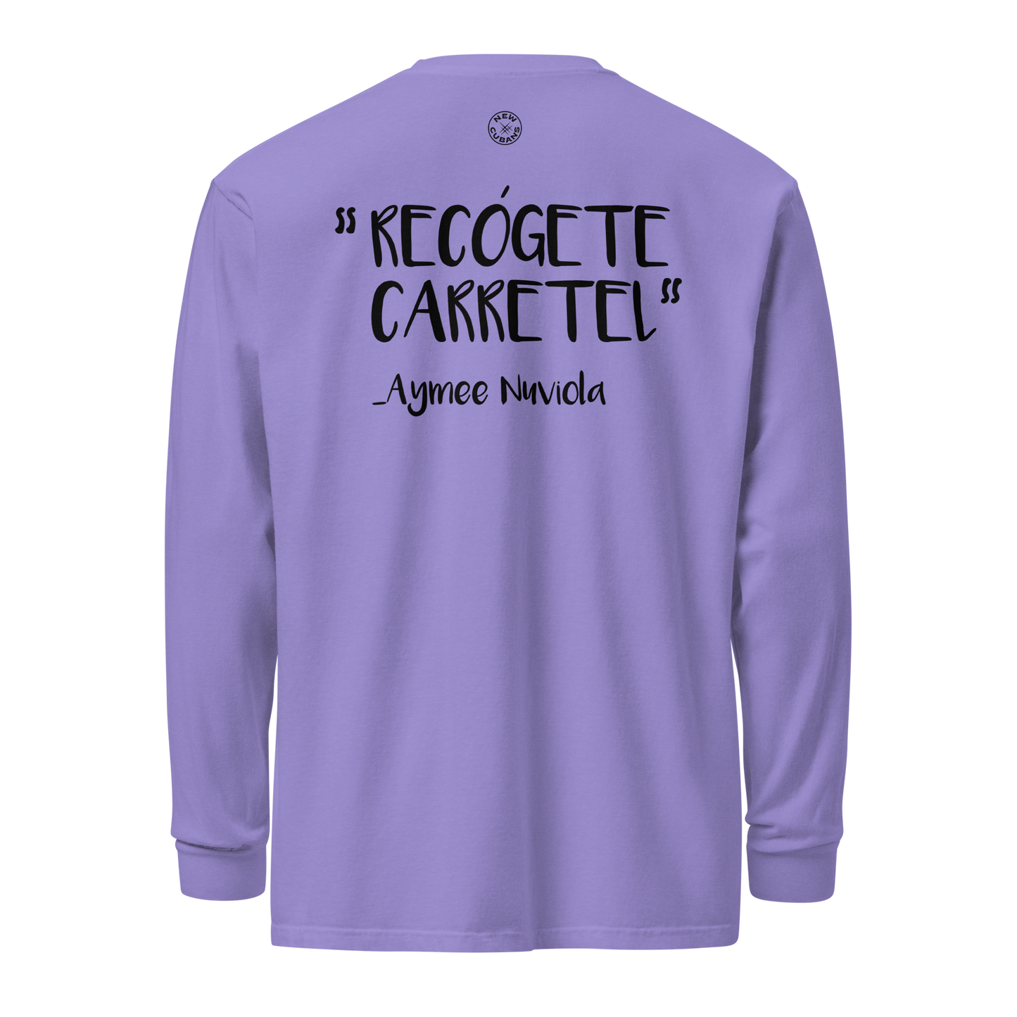 Aymee Garment-dyed heavyweight long-sleeve shirt