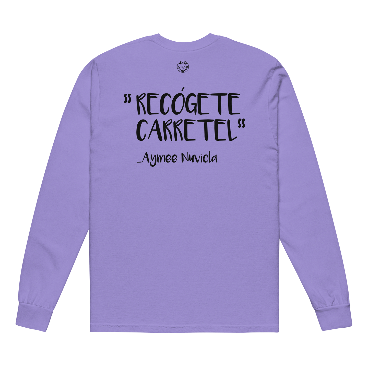 Aymee Garment-dyed heavyweight long-sleeve shirt