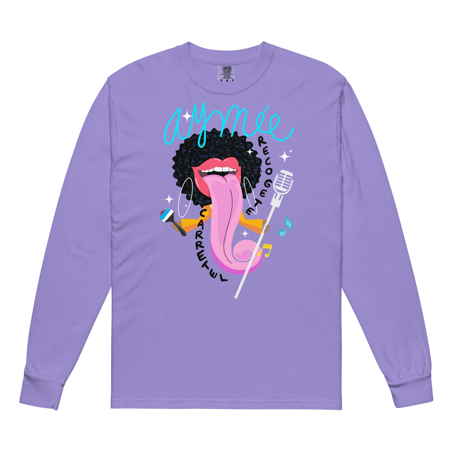 Aymee Garment-dyed heavyweight long-sleeve shirt