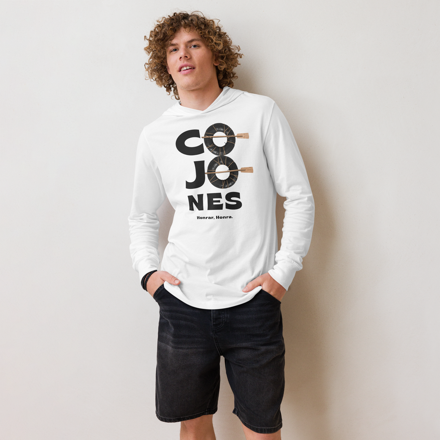 Balseros Cojones Hoodie Tee | Cojones Graphic Hoodie Tee | New Cubans