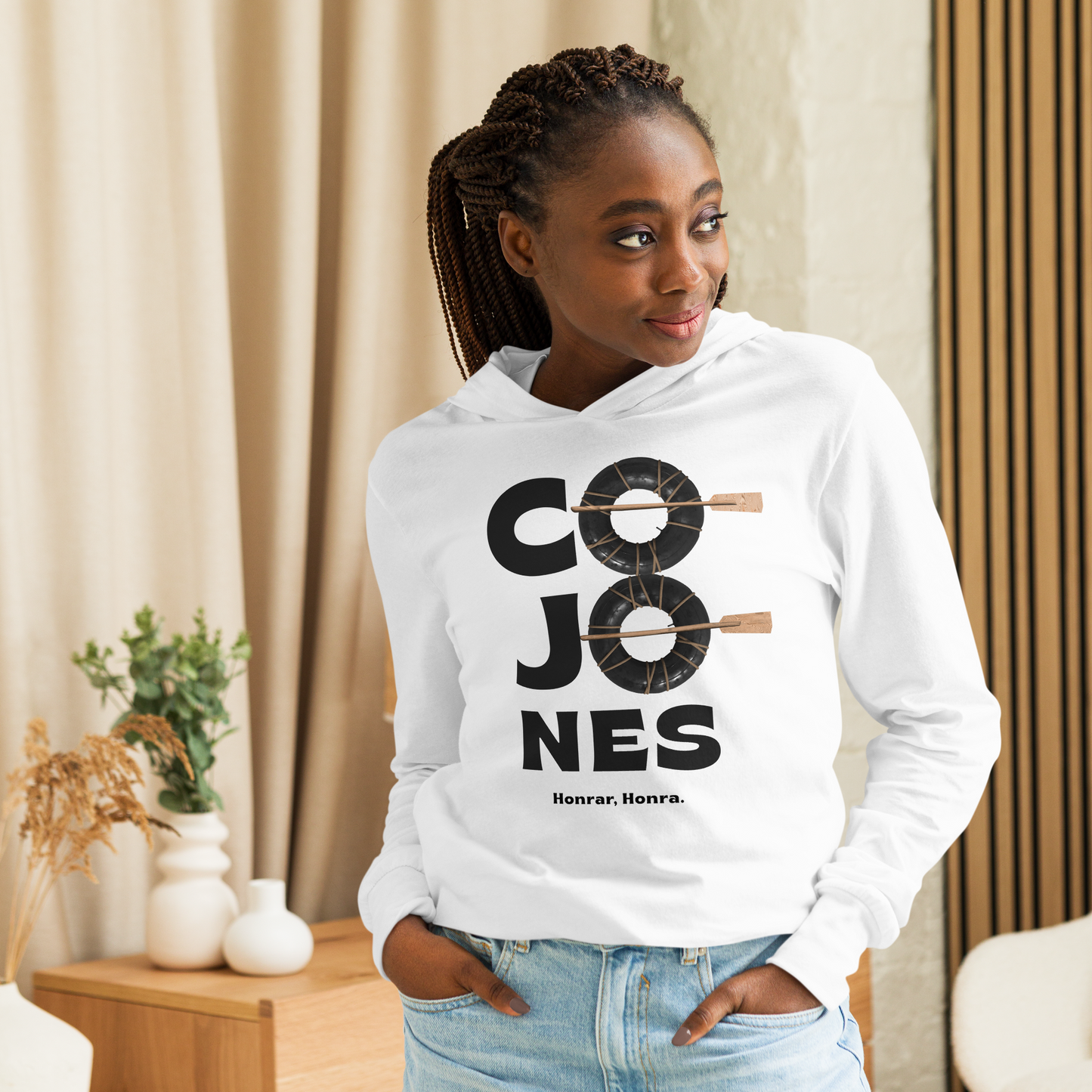 Balseros Cojones Hoodie Tee | Cojones Graphic Hoodie Tee | New Cubans