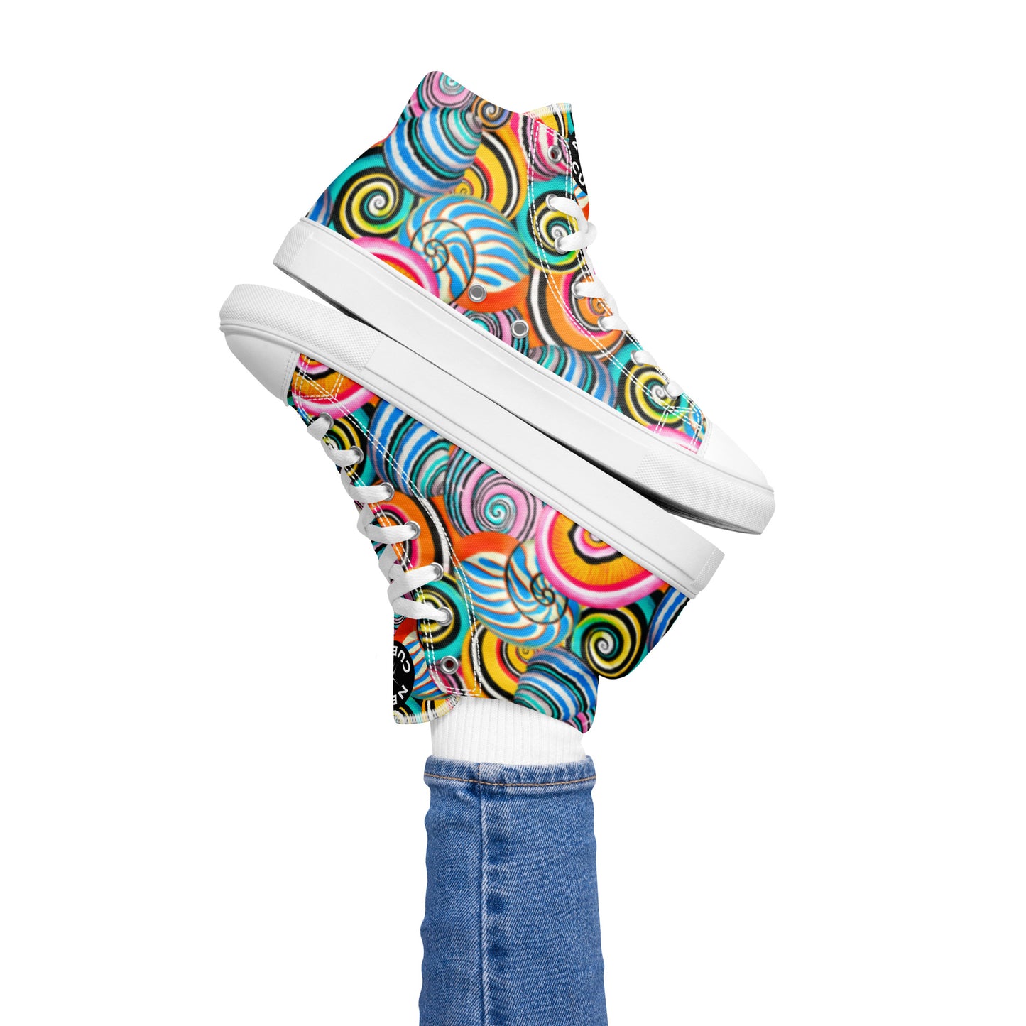 Polimitas Women’s high top canvas shoes