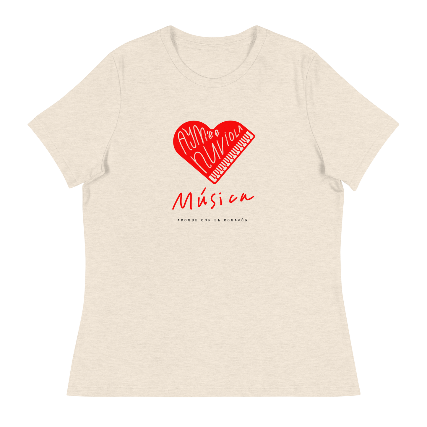 Piano love Women's Relaxed T-Shirt