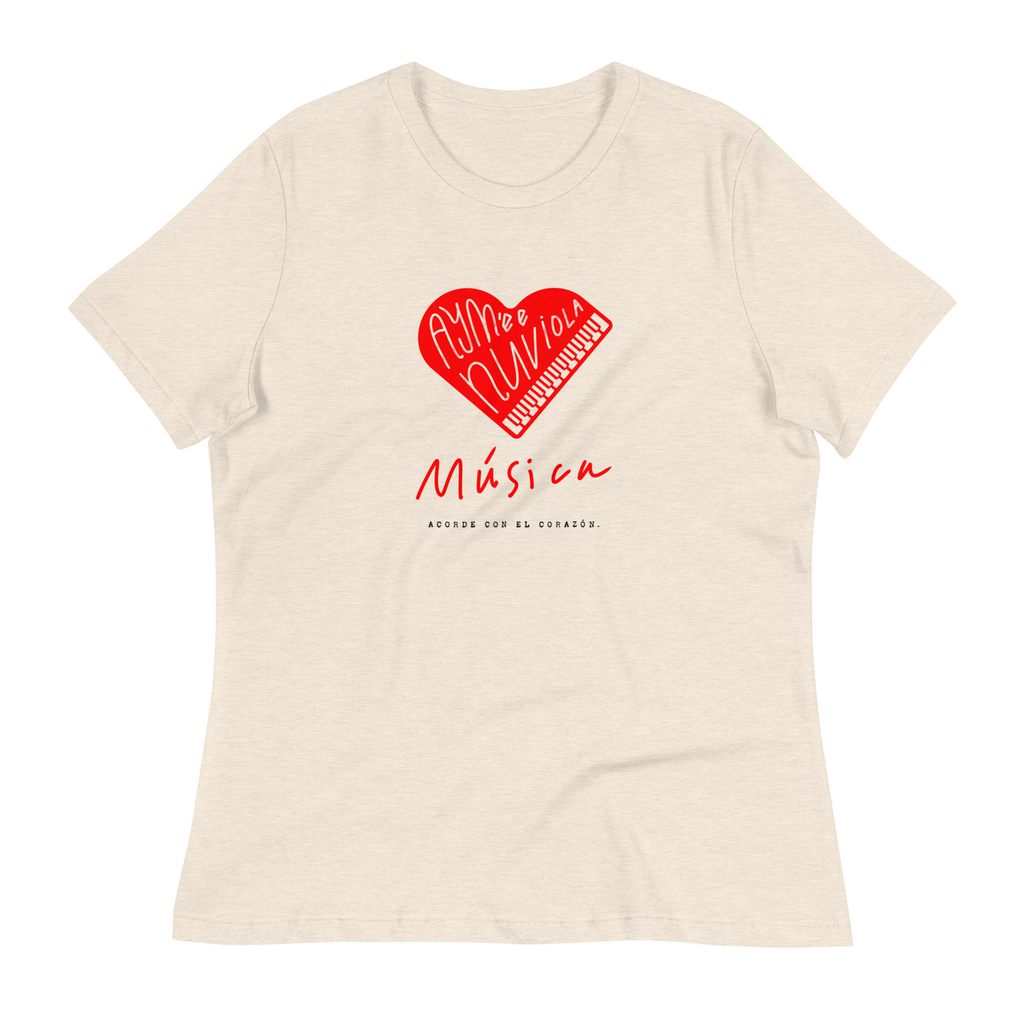 Piano love Women's Relaxed T-Shirt