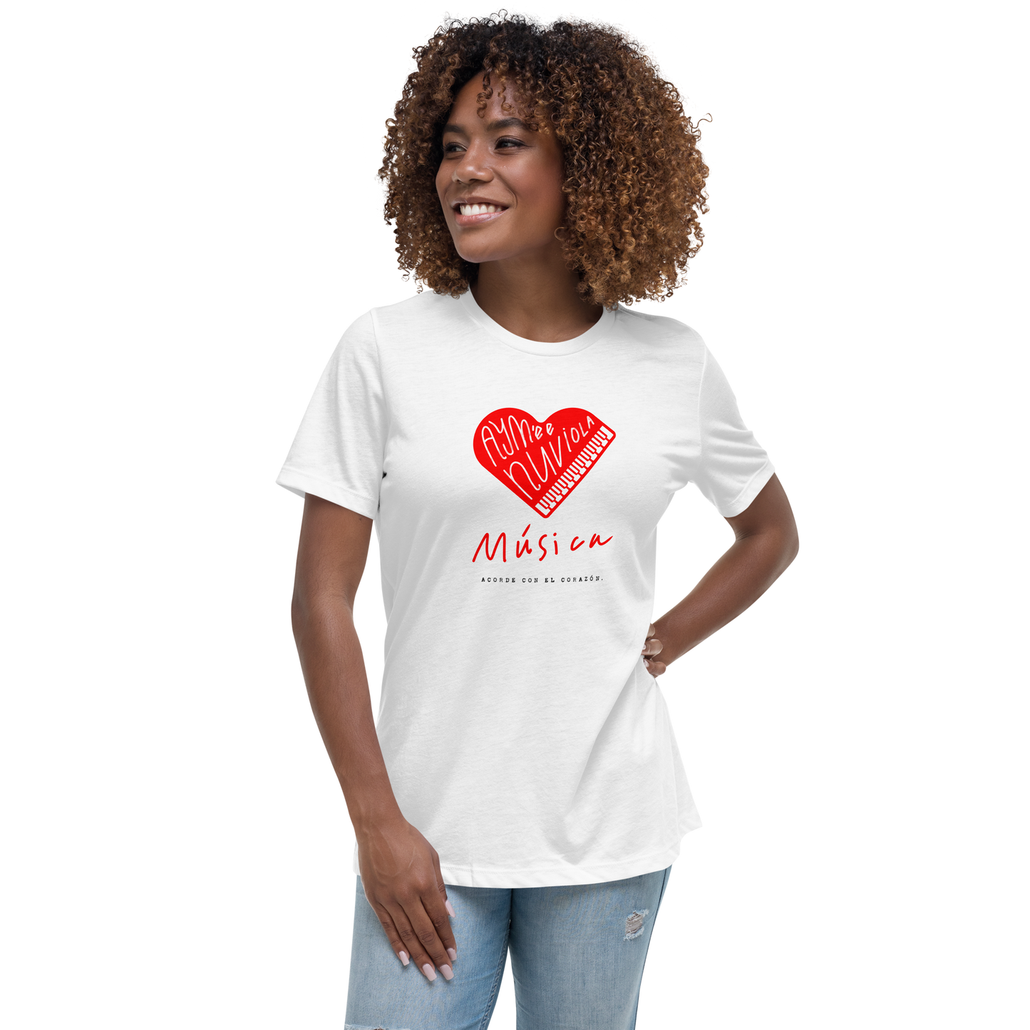 Piano love Women's Relaxed T-Shirt