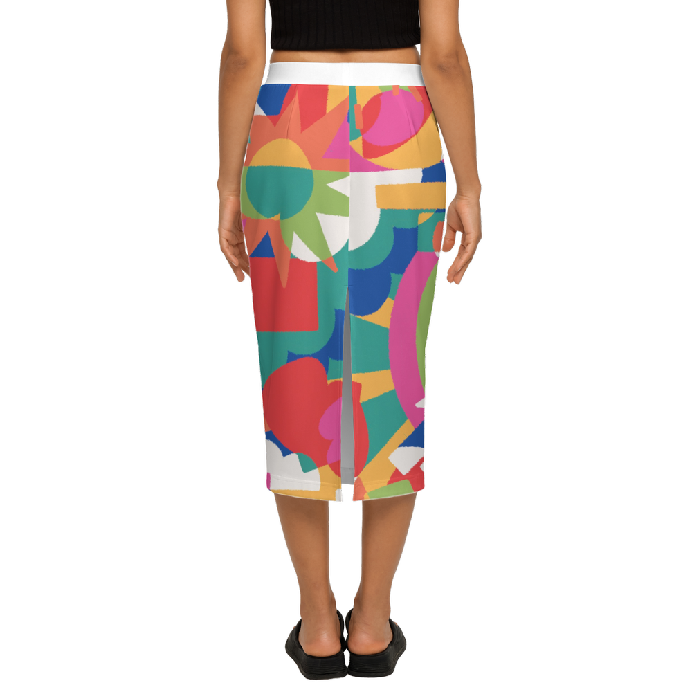 Women’s Back Split Pencil Skirt