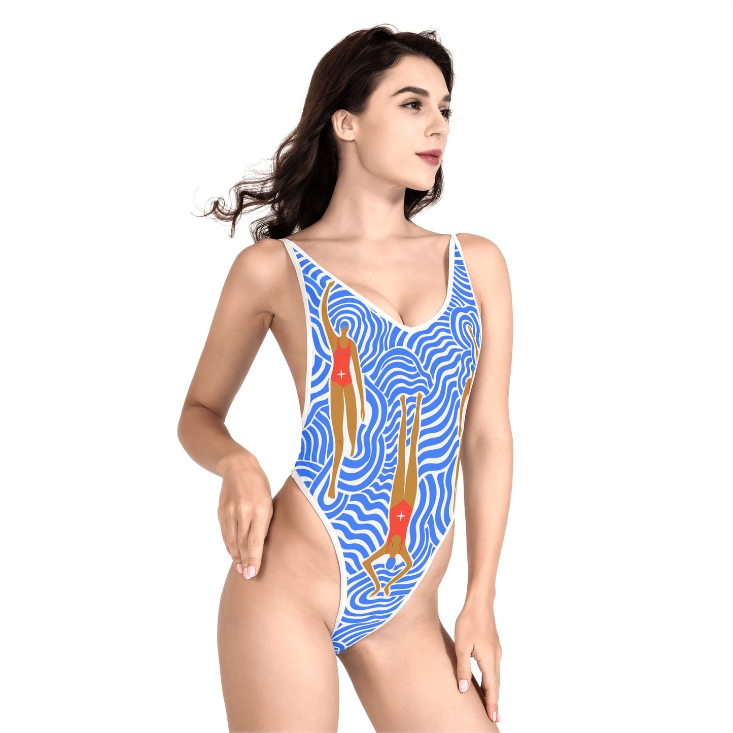 Mar Women’s One Piece High Cut Swimsuit