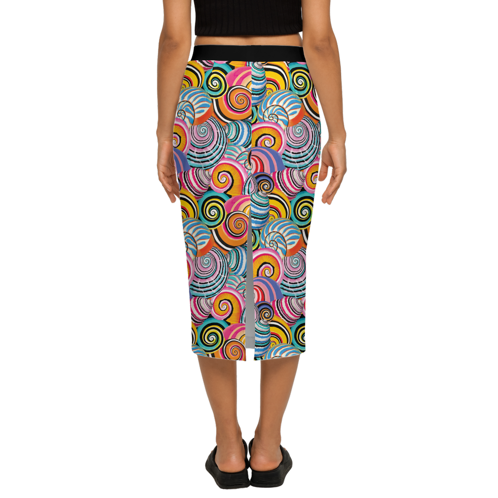 Women’s Back Split Pencil Skirt