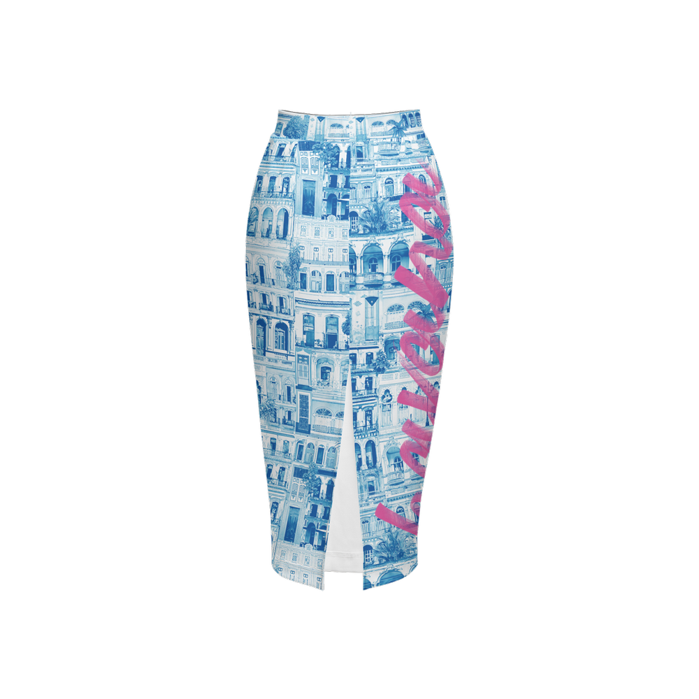 Women’s Back Split Pencil Skirt