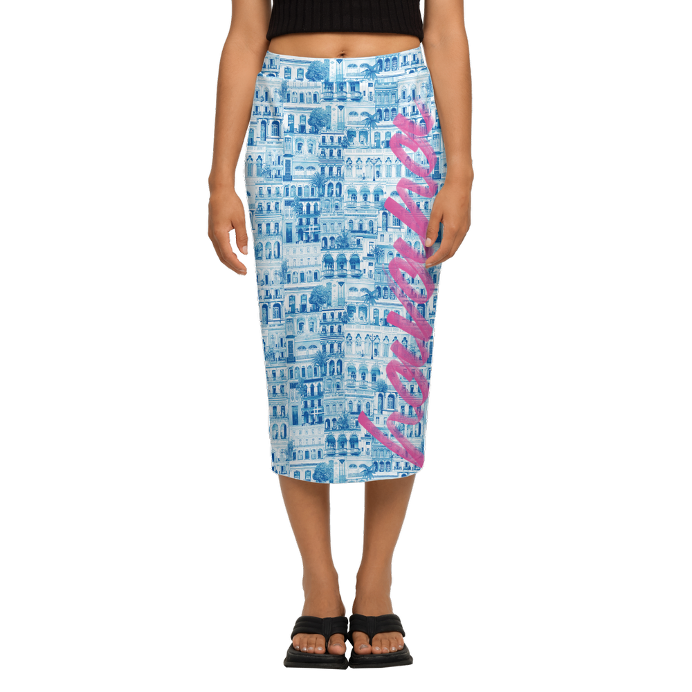 Women’s Back Split Pencil Skirt