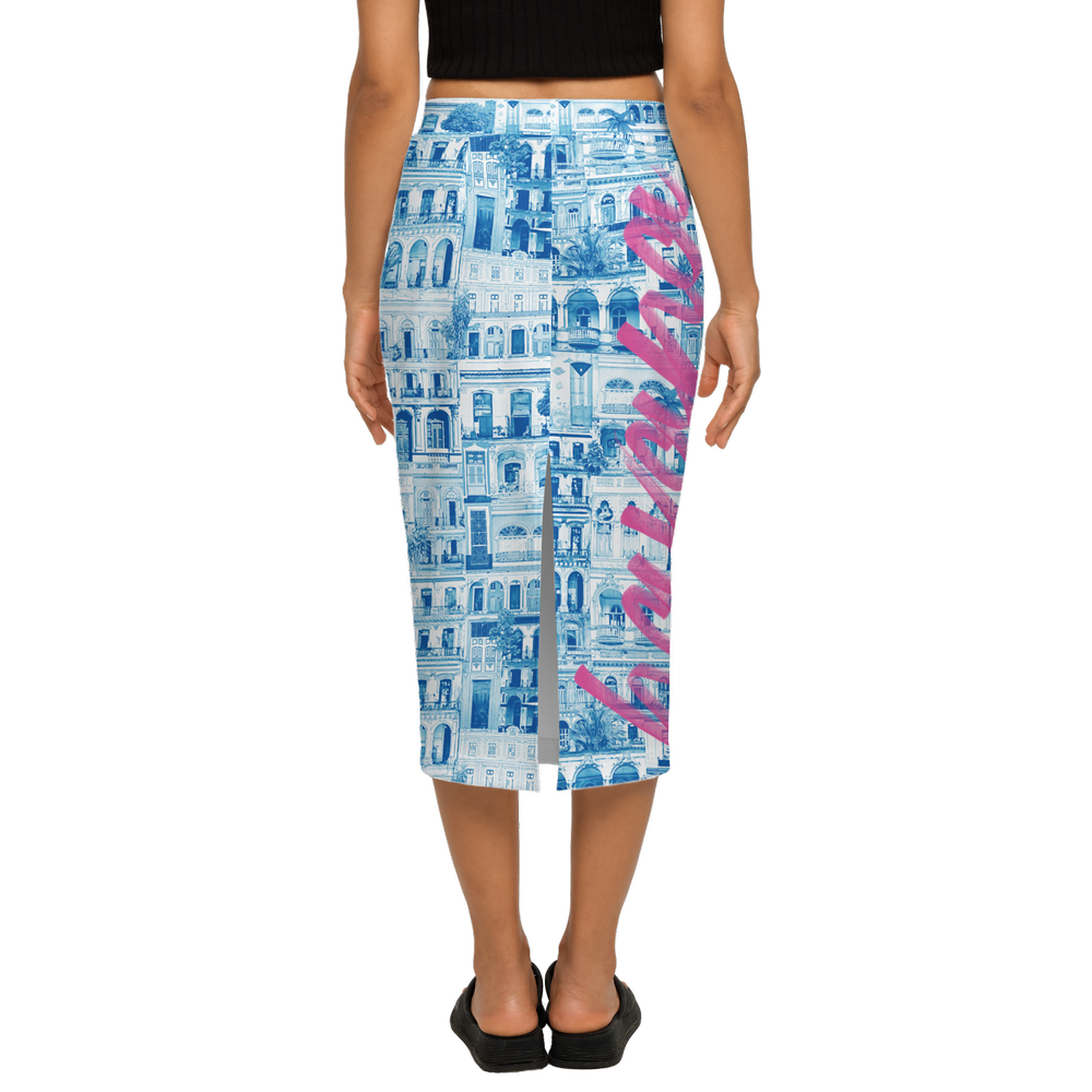 Women’s Back Split Pencil Skirt